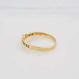Anillo Corazon 1.7 g / T6 1/4 Oro Amarillo 18K