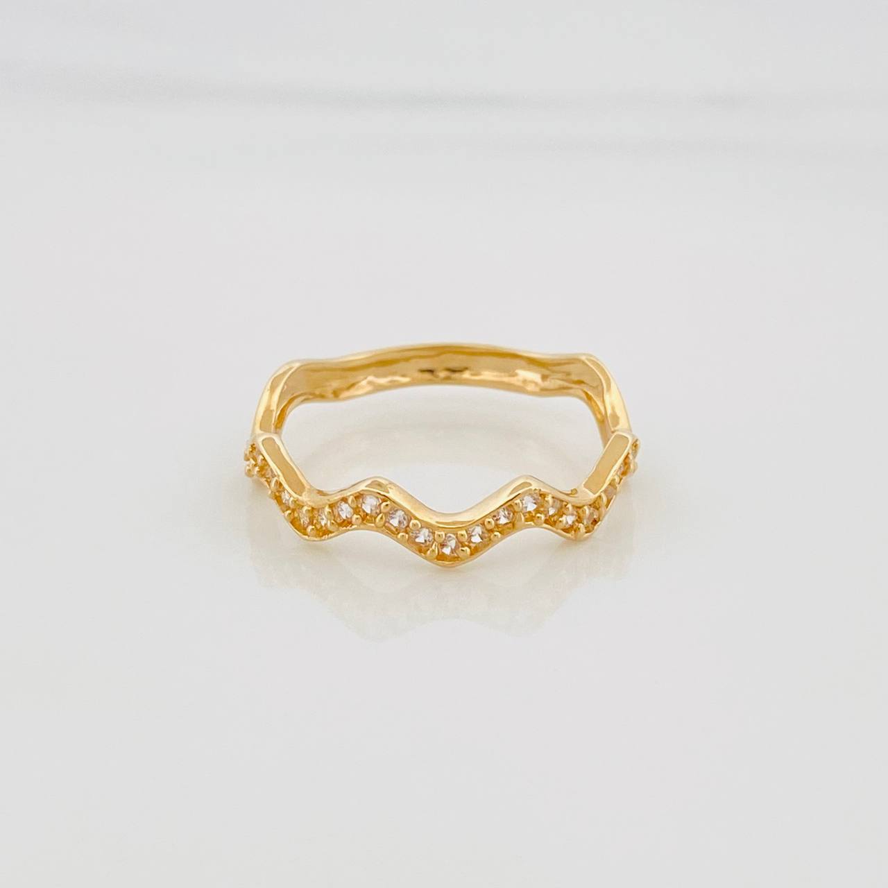 Anillo Zig Zag 1.7 g / T7 Oro Amarillo 18K