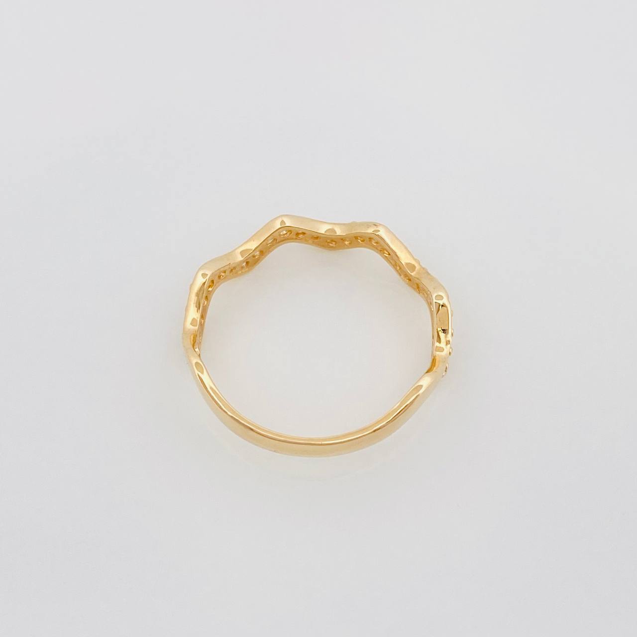 Anillo Zig Zag 1.7 g / T7 Oro Amarillo 18K