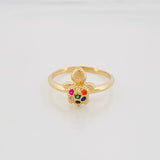 Anillo Tortuga 2.7 g / T6 3/4 Oro Amarillo 18K
