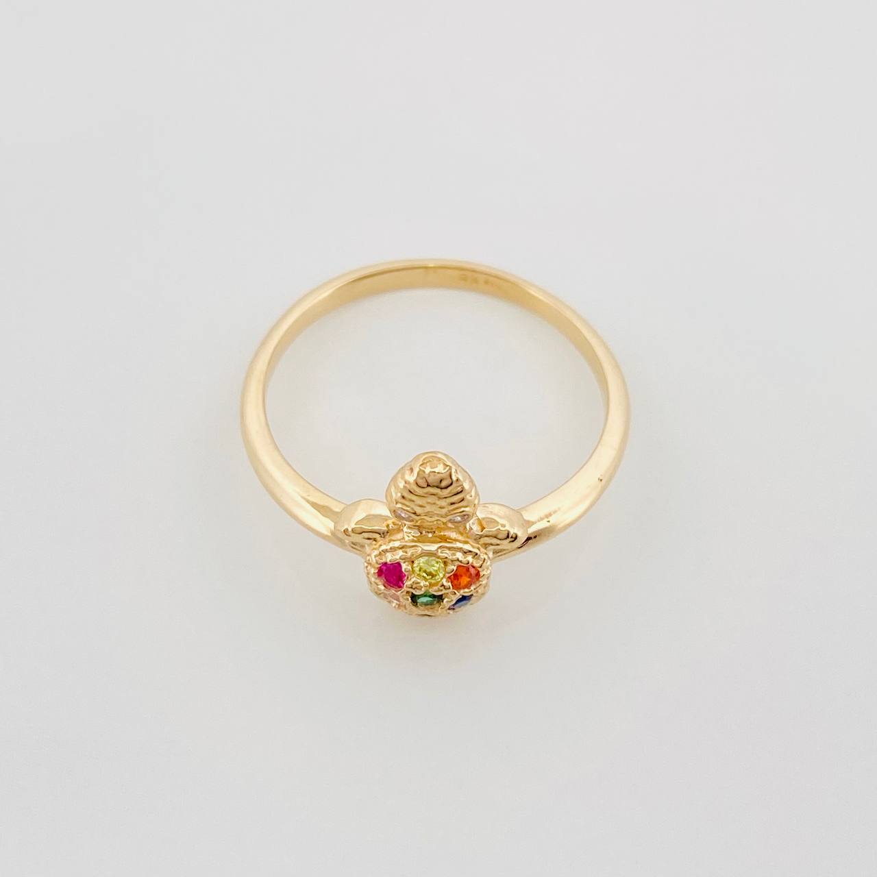 Anillo Tortuga 2.7 g / T6 3/4 Oro Amarillo 18K