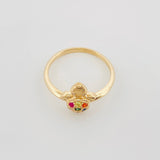 Anillo Tortuga 2.7 g / T6 3/4 Oro Amarillo 18K