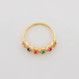 Anillo Churumbela Tupido 2.45 g / T6 1/2 Oro Amarillo 18K