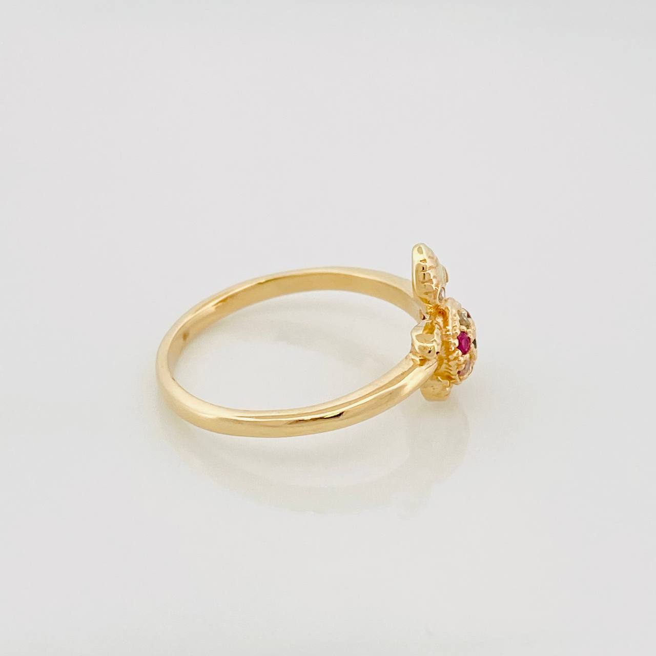 Anillo Tortuga 2.9 g / T6 1/2 Oro Amarillo 18K