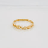 Anillo Dios 1.5 g / T7 3/4 Oro Amarillo 18K