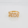 Anillo Dios 2.35 g / T7 1/2 Oro Amarillo 18K