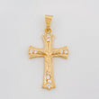 Dije Cruz Cristo 2.7 g / 4.5 cm Oro Amarillo 18K
