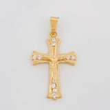 Dije Cruz Cristo 2.7 g / 4.5 cm Oro Amarillo 18K