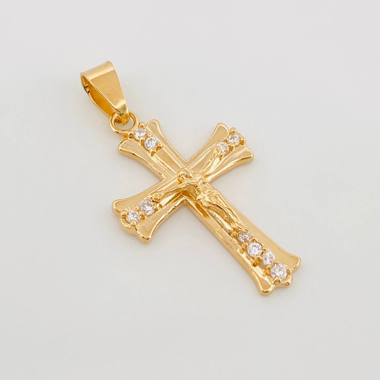 Dije Cruz Cristo 2.7 g / 4.5 cm Oro Amarillo 18K