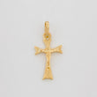 Dije Cruz Cristo 0.8 g / 2.3 cm Oro Amarillo 18K