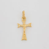 Dije Cruz Cristo 0.8 g / 2.3 cm Oro Amarillo 18K