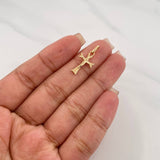 Dije Cruz Cristo 0.8 g / 2.3 cm Oro Amarillo 18K