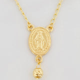 Rosario Virgen Milagrosa 10.45 g / 59 cm / 3.6 mm Tres Oros 18K