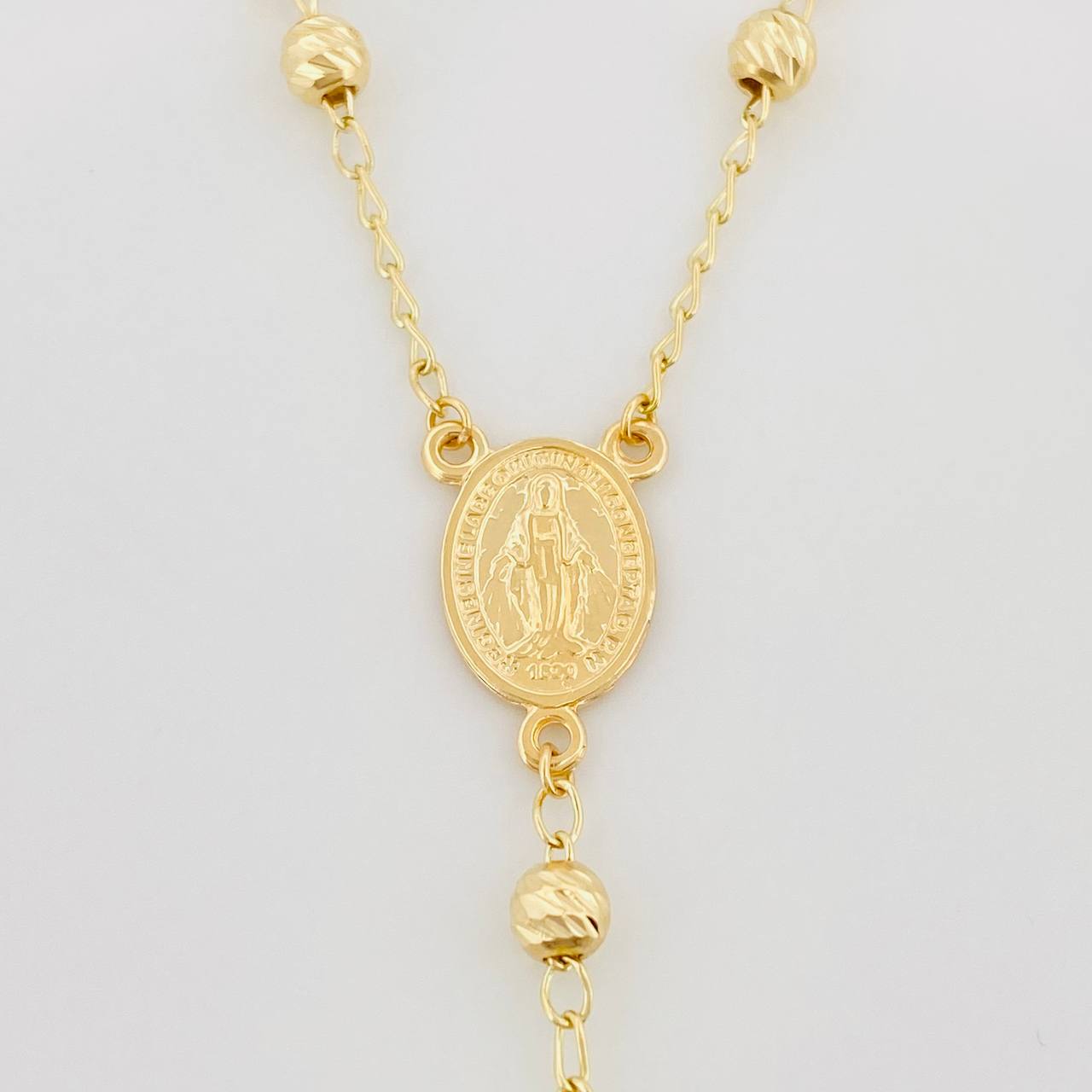 Rosario Virgen Milagrosa 11.45 g / 60 cm / 1.2 mm Oro Amarillo 18K