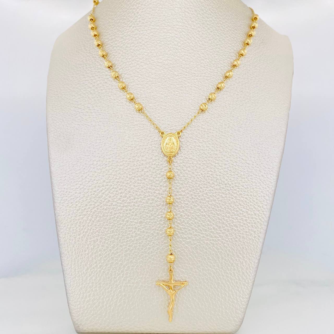 Rosario Virgen Milagrosa 11.45 g / 60 cm / 1.2 mm Oro Amarillo 18K