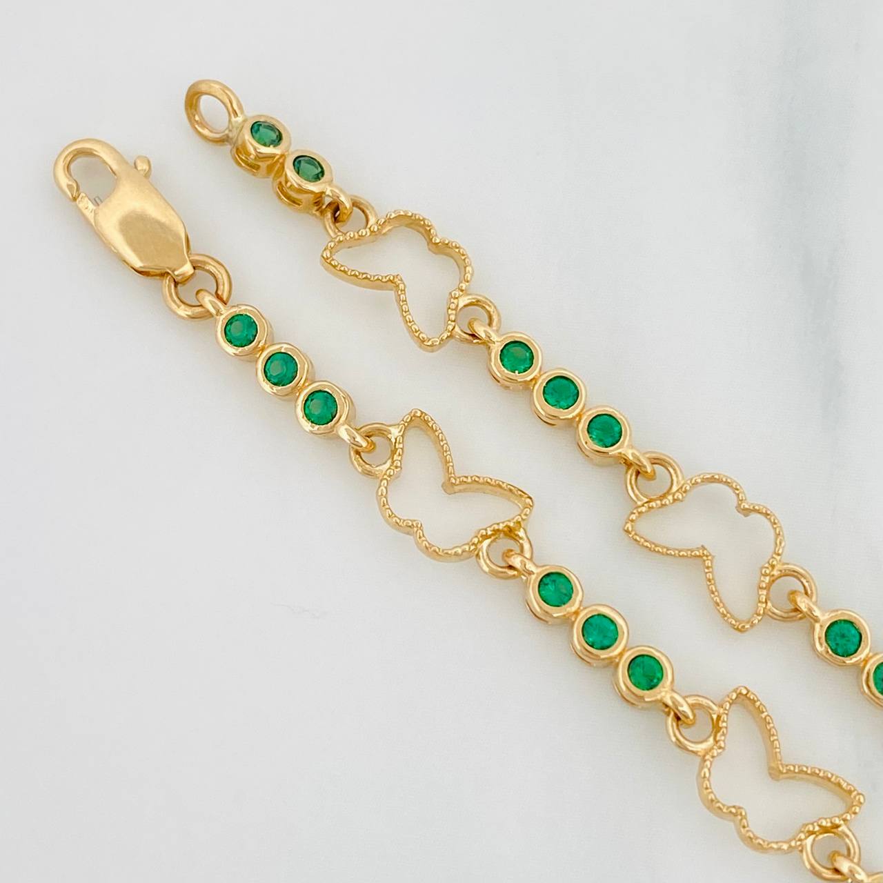 Pulso Tenis Mariposa 5.45g / 18cm / 2.6mm Oro Amarillo 18K