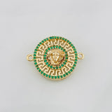 Herraje Medusa 3.45g / 2.4cm Oro Amarillo 18K