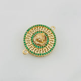 Herraje Medusa 3.45g / 2.4cm Oro Amarillo 18K