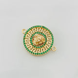 Herraje Medusa 3.45g / 2.4cm Oro Amarillo 18K