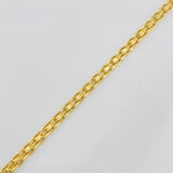 Pulso Chino 1.9g / 18.2cm / 2.9mm Oro Amarillo 18K