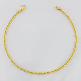 Pulso Lazo 1.35g / 20.1cm / 2.18mm Oro Amarillo 18K