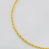 Pulso Lazo 1.35g / 20.1cm / 2.18mm Oro Amarillo 18K