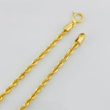 Pulso Lazo 1.35g / 20.1cm / 2.18mm Oro Amarillo 18K
