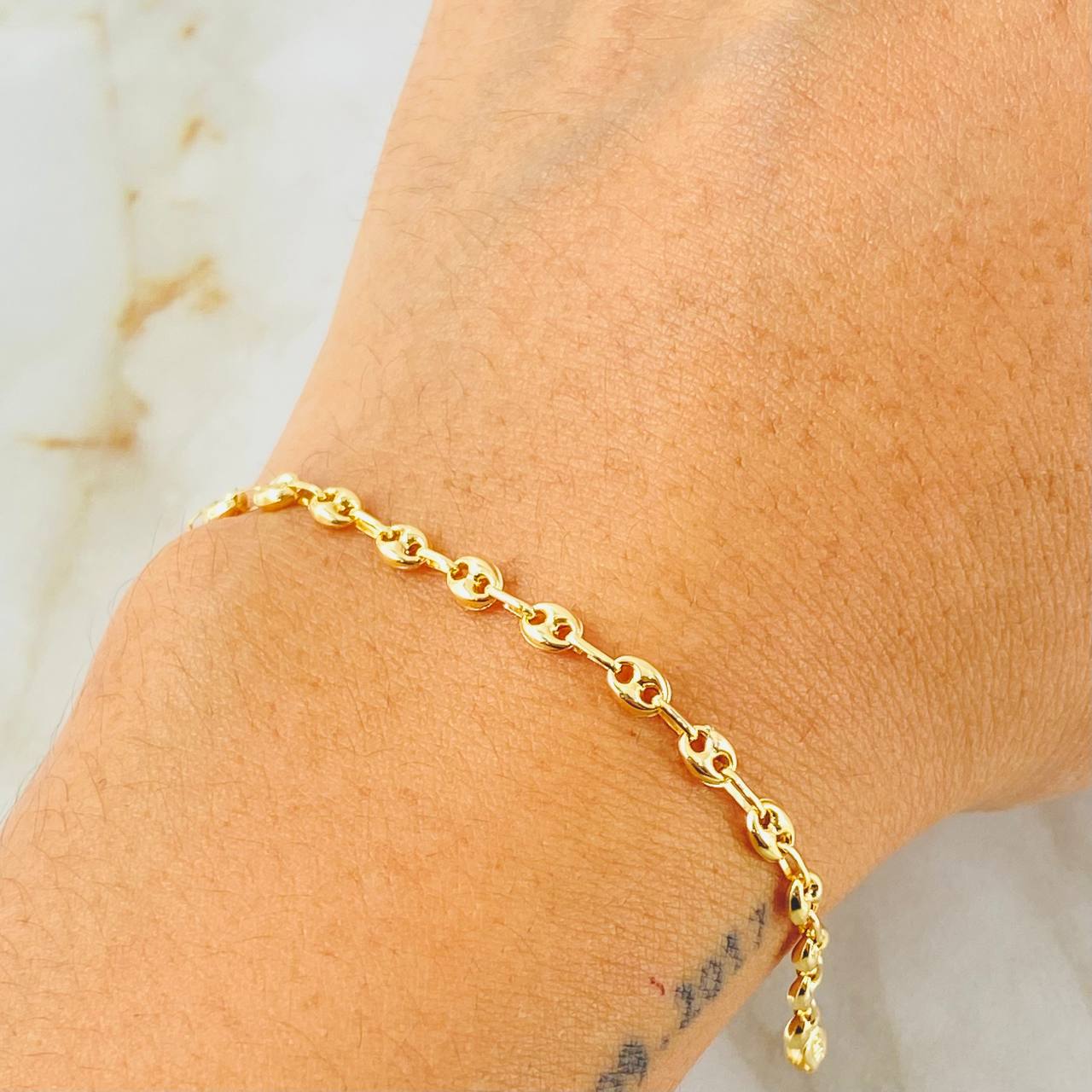 Pulso GC 2.45gr / 19.5cm / 3.7mm Oro Amarillo 18K *