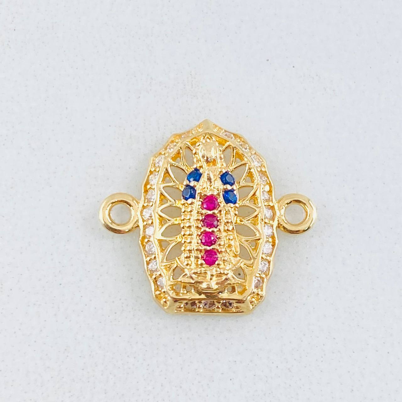 Herraje Herraje Virgen Guadalupe 1.2gr / 1.5cm / Oro Amarillo 18K