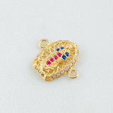 Herraje Herraje Virgen Guadalupe 1.2gr / 1.5cm / Oro Amarillo 18K