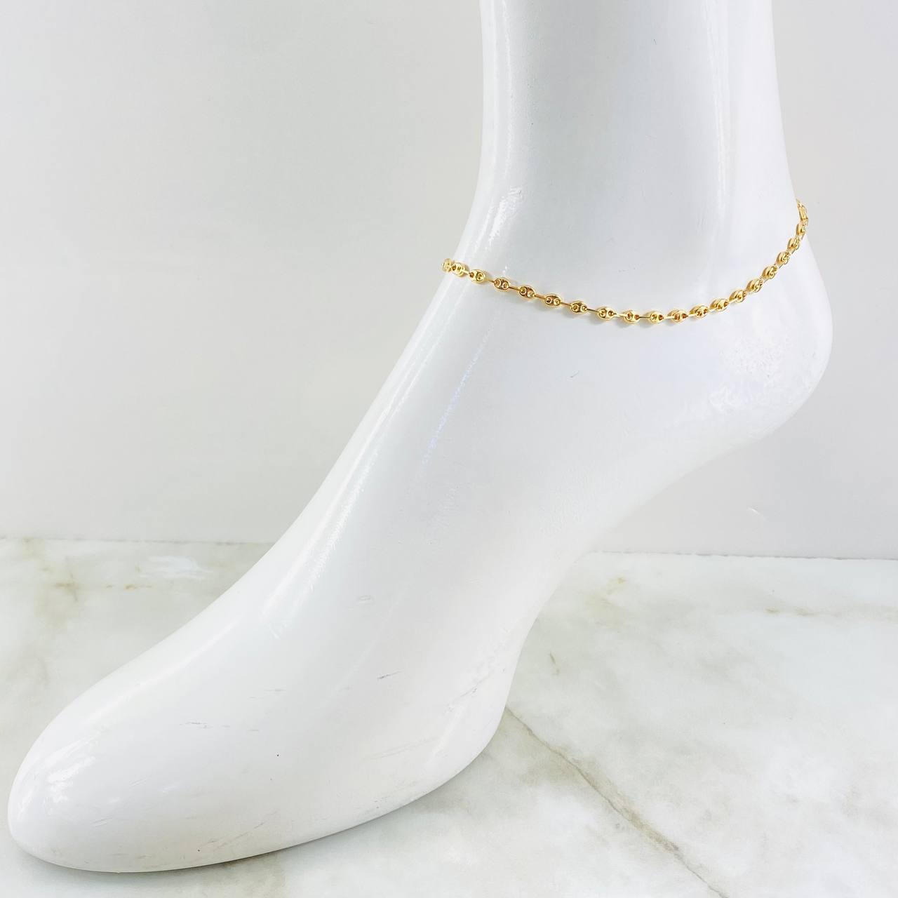 Tobillera GC 3.15gr / 26.5cm / Oro Amarillo 18K