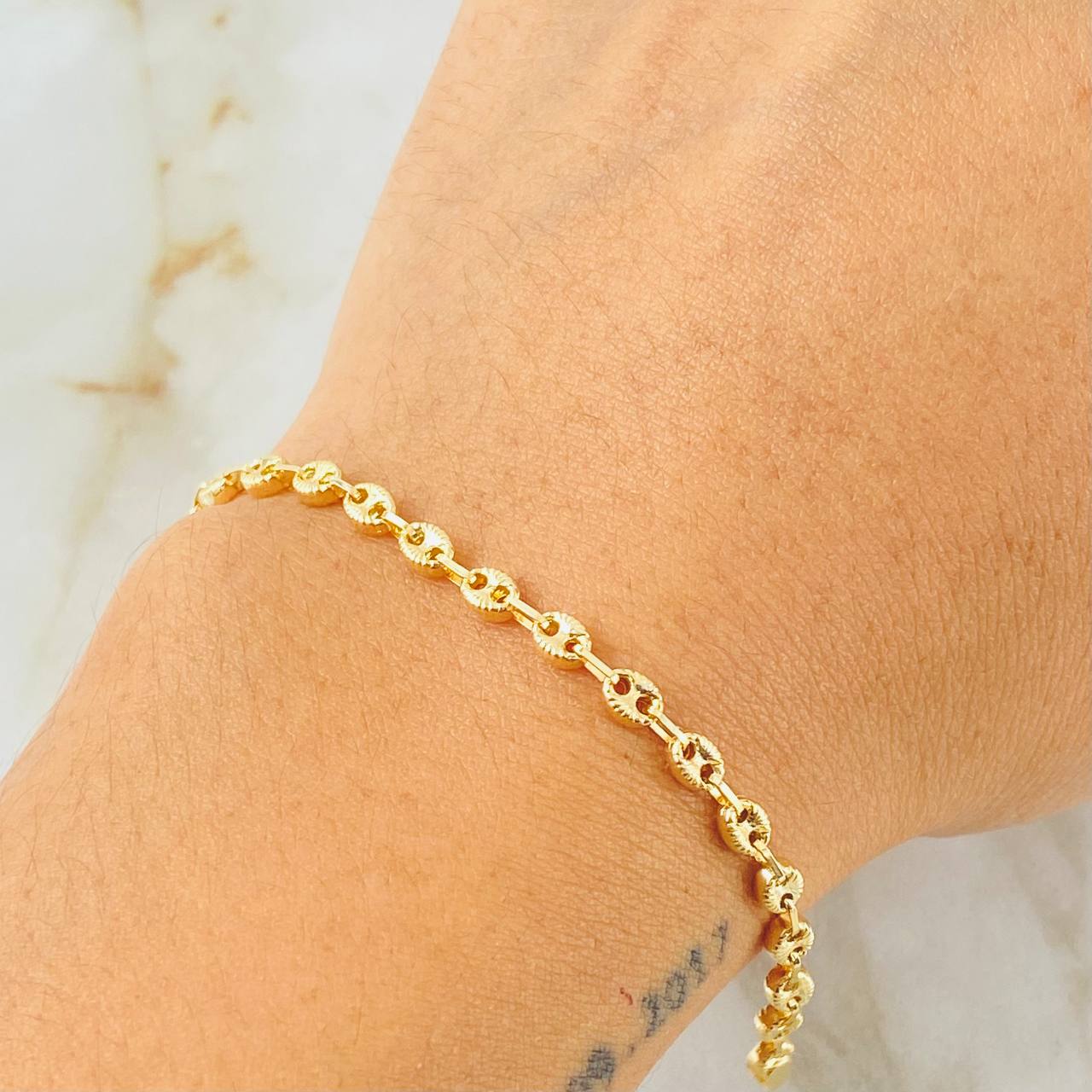 Pulso GC 2.55gr / 18.5cm / Oro Amarillo 18K