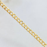 Cadena Cubana 6.4gr / 50cm / Oro Amarillo +1 18K