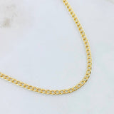 Cadena Cubana 3.8gr / 50cm / Oro Amarillo +1 18K ©