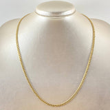 Cadena Cubana 3.8gr / 50cm / Oro Amarillo +1 18K