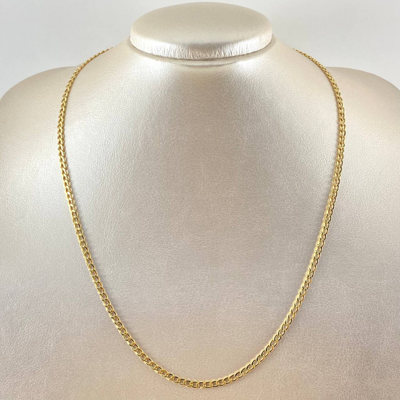 Cadena Cubana 3.85gr / 50cm / Oro Amarillo +1 18K