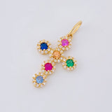 Dije Cruz Tupida 1.9g / 2.8cm Oro Amarillo 18K