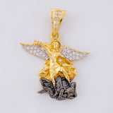 Dije San Miguel Arcangel 4.1g / 3cm Oro Amarillo 18K