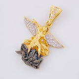 Dije San Miguel Arcangel 4.1g / 3cm Oro Amarillo 18K