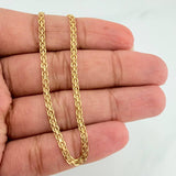 Pulso Chino 1.35 g / 19 cm / 2.4 mm Oro Amarillo 18K