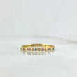 Anillo Esferas 1.25gr / T8 / Circones de Colores Oro Amarillo