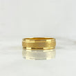 Anillo Franja Texturizada 4.55gr / T10 / Oro Amarillo ©