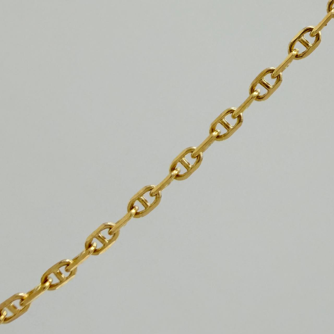 Cadena Escalera Volga 2.45 g / 40.6 cm / 0.94 mm Oro Amarillo 18K