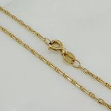 Cadena Escalera Volga 2.45 g / 40.6 cm / 0.94 mm Oro Amarillo 18K