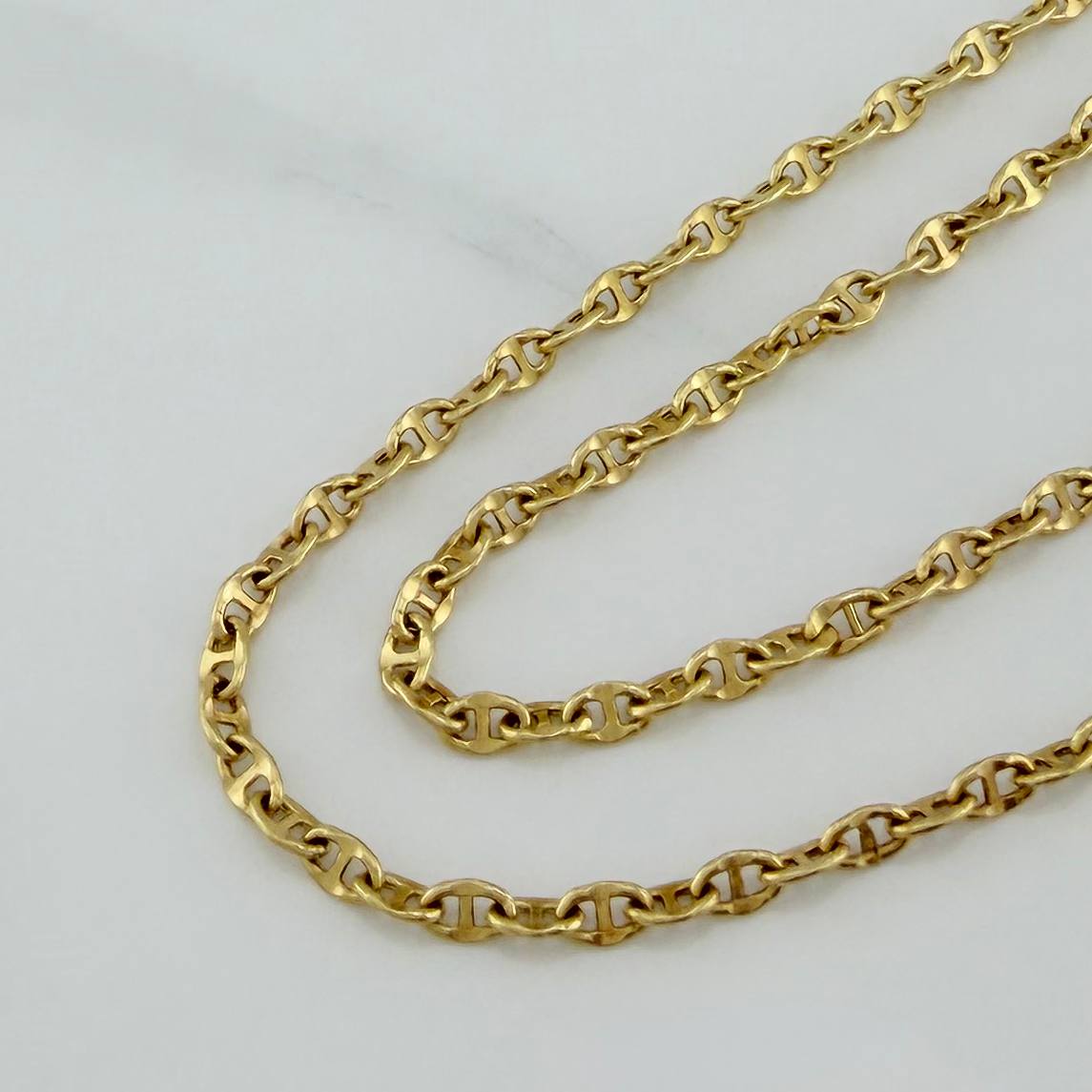 Cadena Escalera Volga 3.45 g / 50.2 cm / 2.4 mm Oro Amarillo 18K