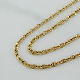 Cadena Escalera Volga 3.45 g / 50.2 cm / 2.4 mm Oro Amarillo 18K