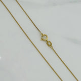 Cadena Veneciana 1.55 g / 60.5 cm / 0.62 mm Oro Amarillo 18K