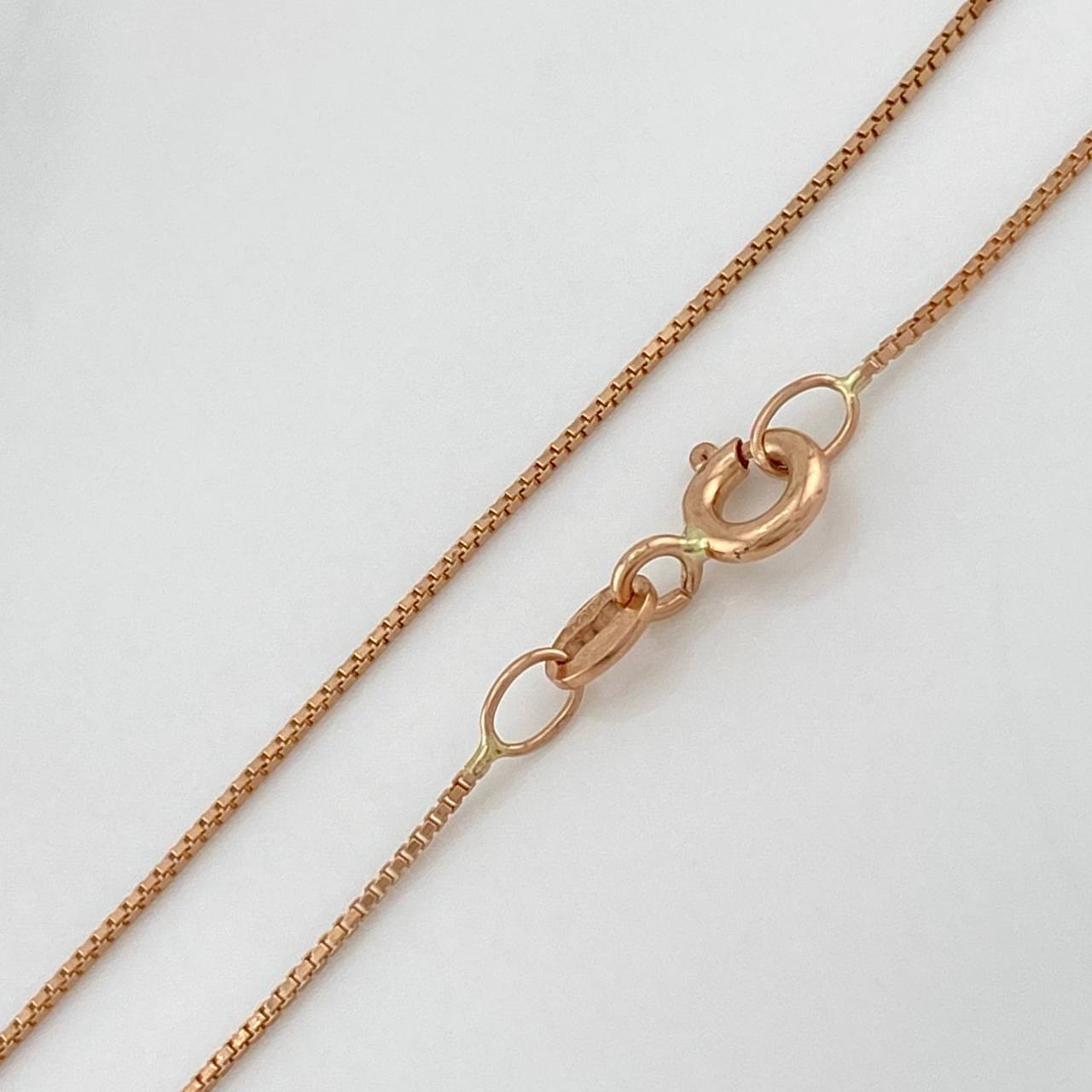 Cadena Veneciana 1.9 g / 50.5 cm / 0.71 mm Oro Rosa 18K