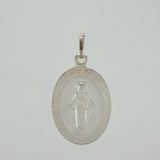 Dije Virgen Milagrosa 6.75 g / 4 cm Oro Blanco 18K
