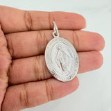 Dije Virgen Milagrosa 6.75 g / 4 cm Oro Blanco 18K